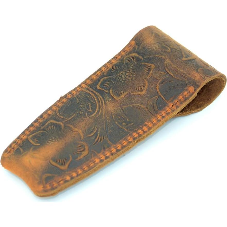 Funda de Viaje de Cuero JJNUSA para Afeitadora Doble Filo 11.43 cm