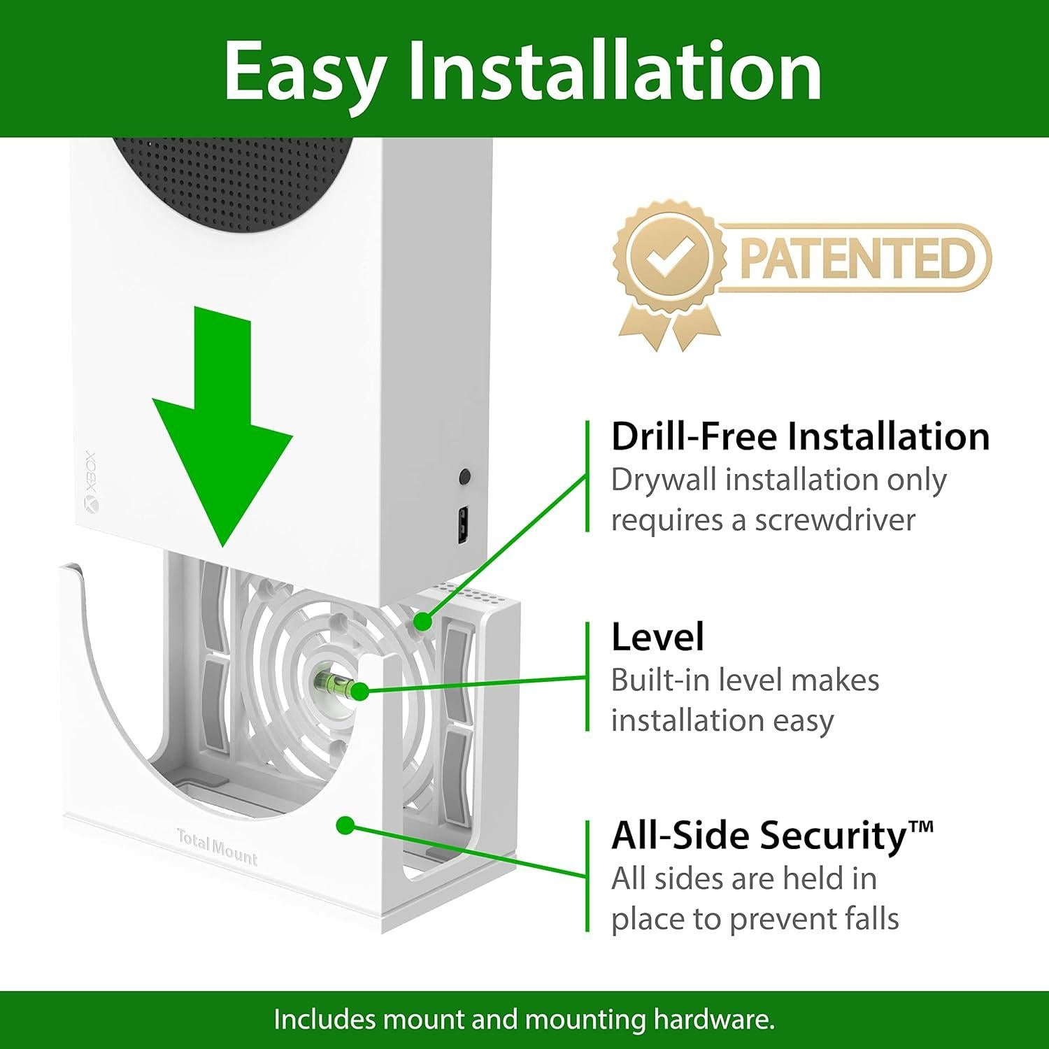 Soporte de Pared TotalMount para Xbox Series S - Blanco