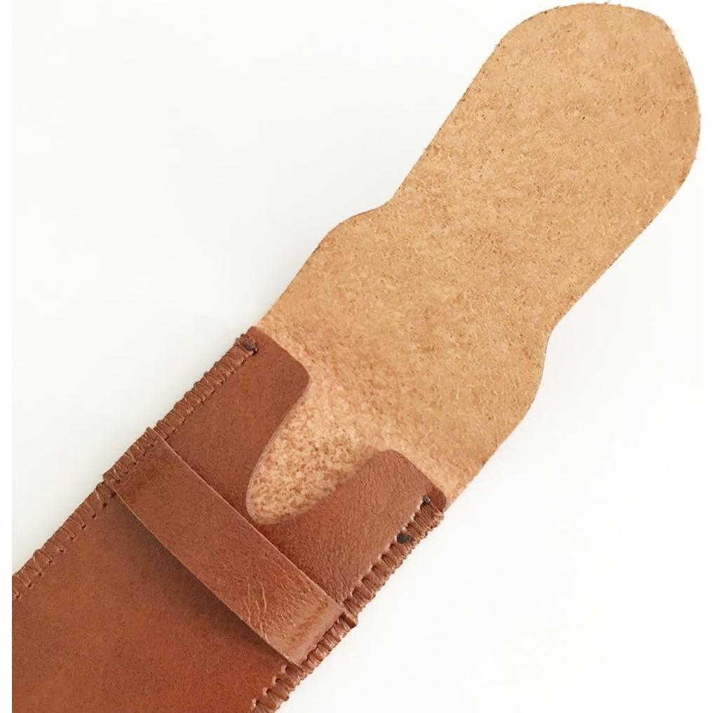 Funda de Cuero Suave Daimay para Bolígrafos y Lápices - Negro y Marrón