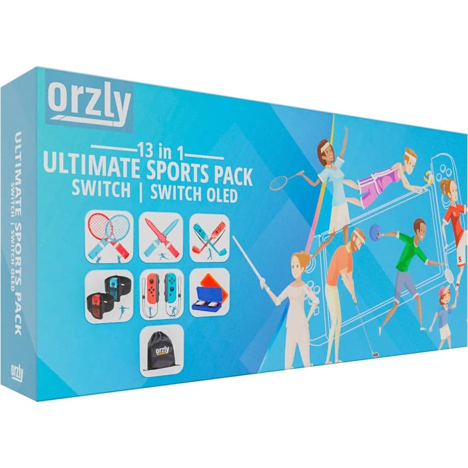Paquete Accesorios Orzly 13 en 1 para Nintendo Switch