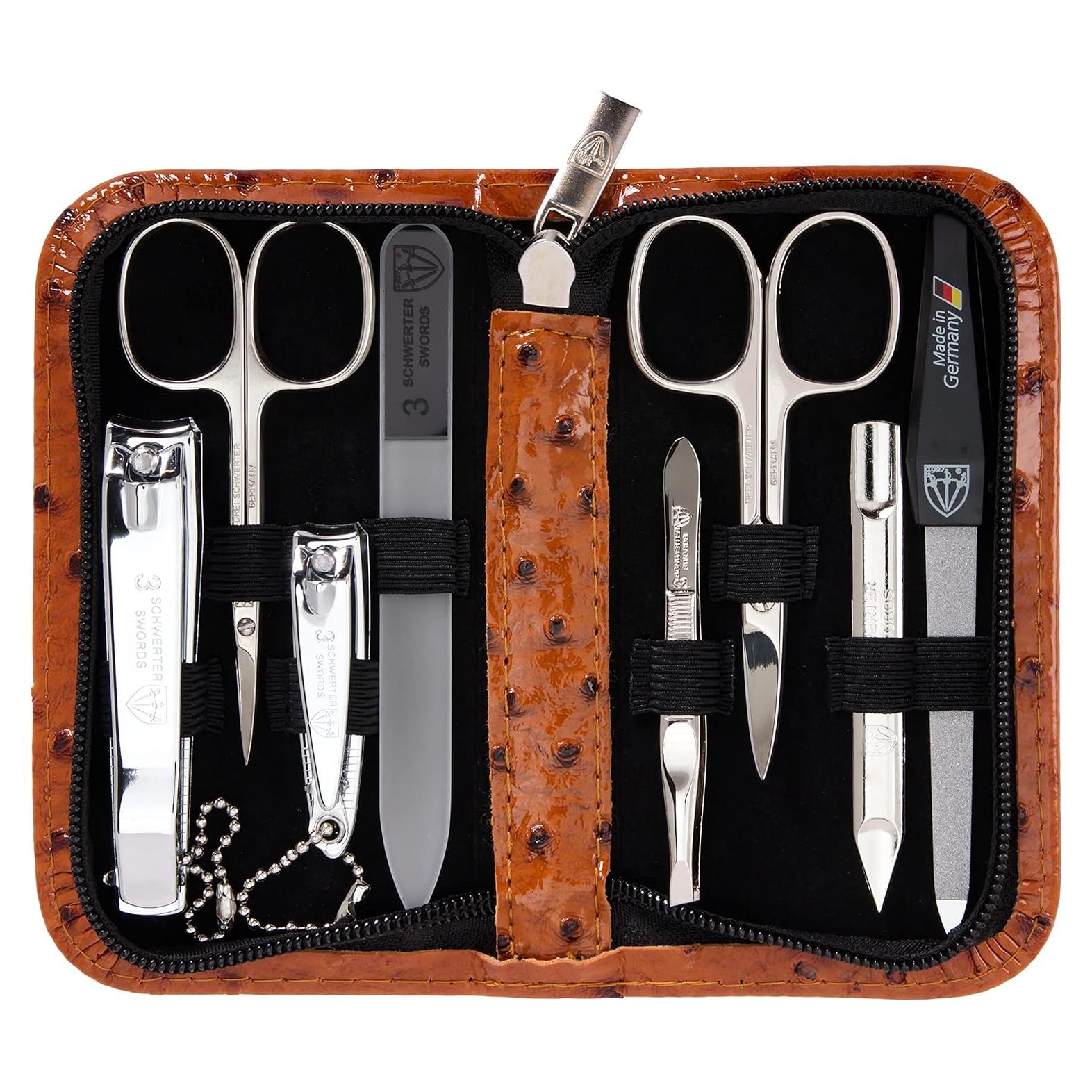 Set de Manicura y Pedicura 3 Espadas Alemania - 8 Piezas