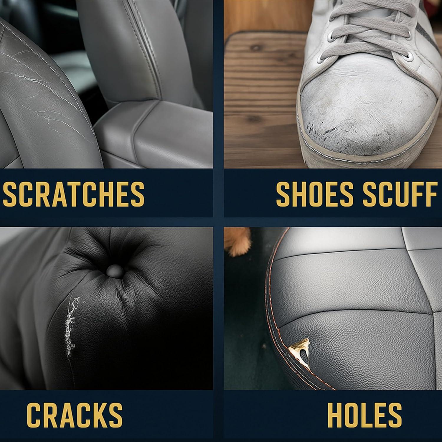 Relleno Reparador de Cuero Leather Hero 100mL - Flexible y Pintable