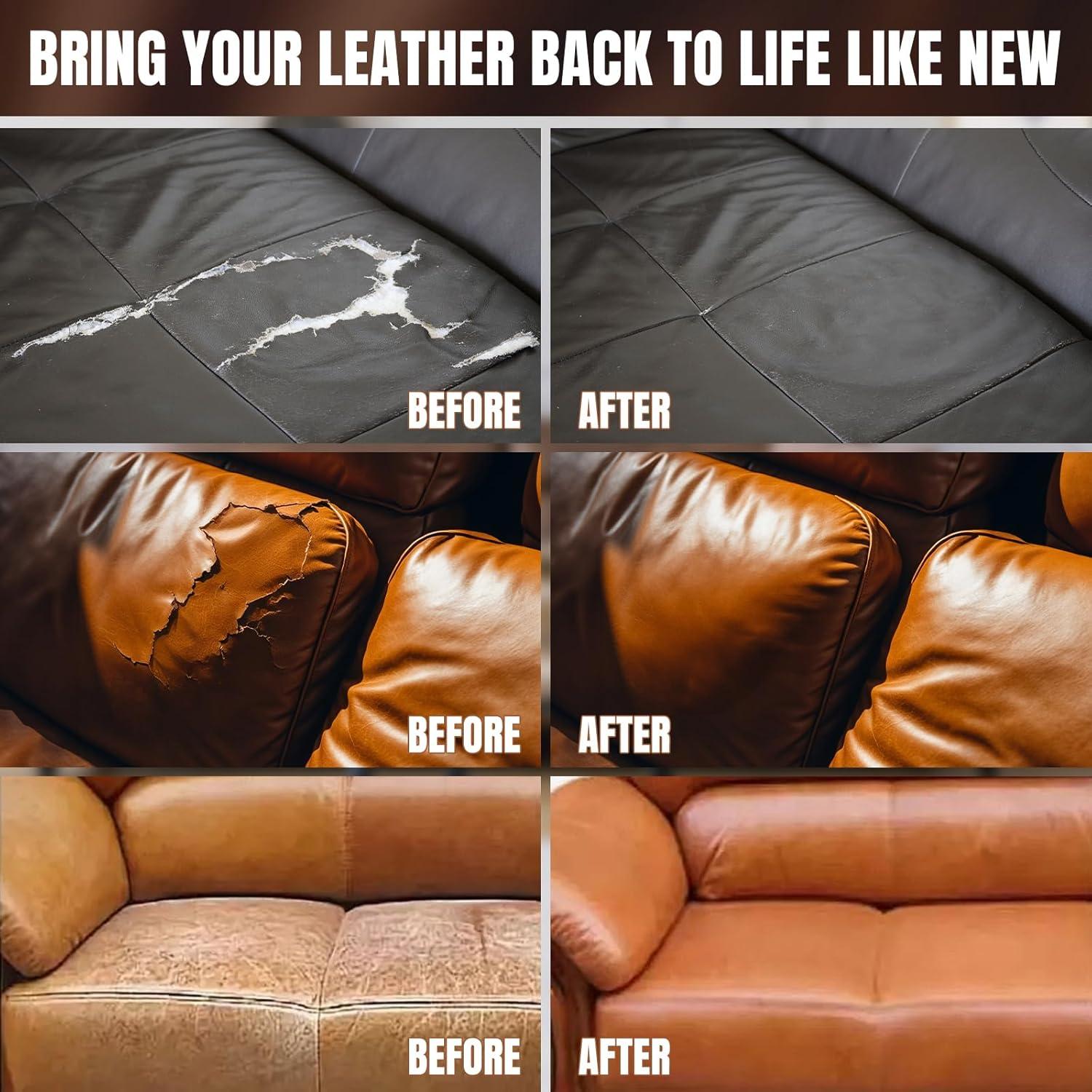 Kit de Reparación de Cuero JAYSDOM Negro - Profesional y Completo