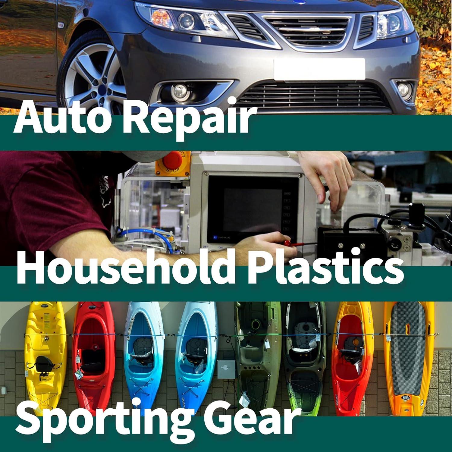 Kit de Soldadura de Plástico YIHUA 960-V con Luz LED y 200 Grapas