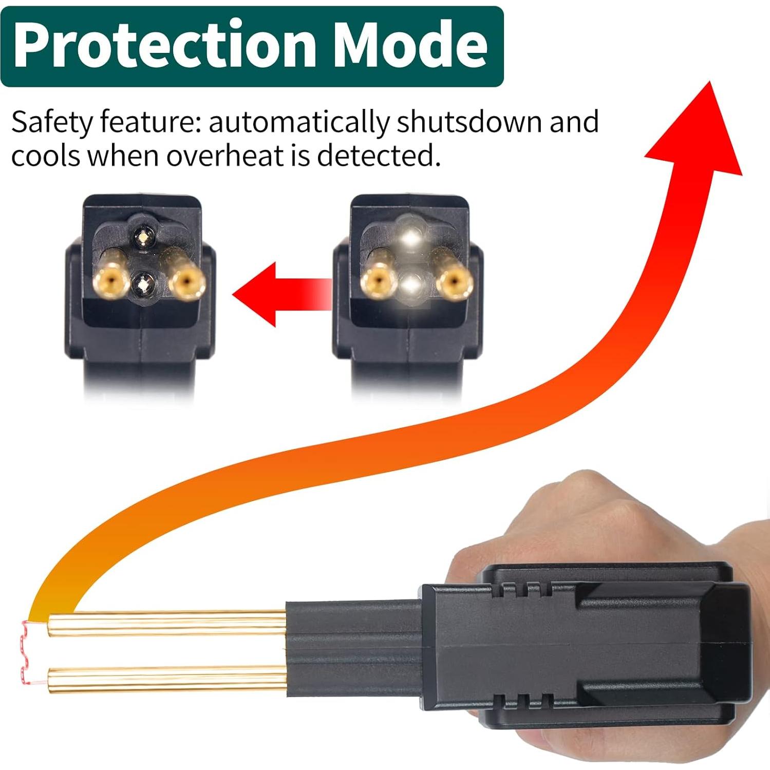 Kit de Soldadura de Plástico YIHUA 960-V con Luz LED y 200 Grapas