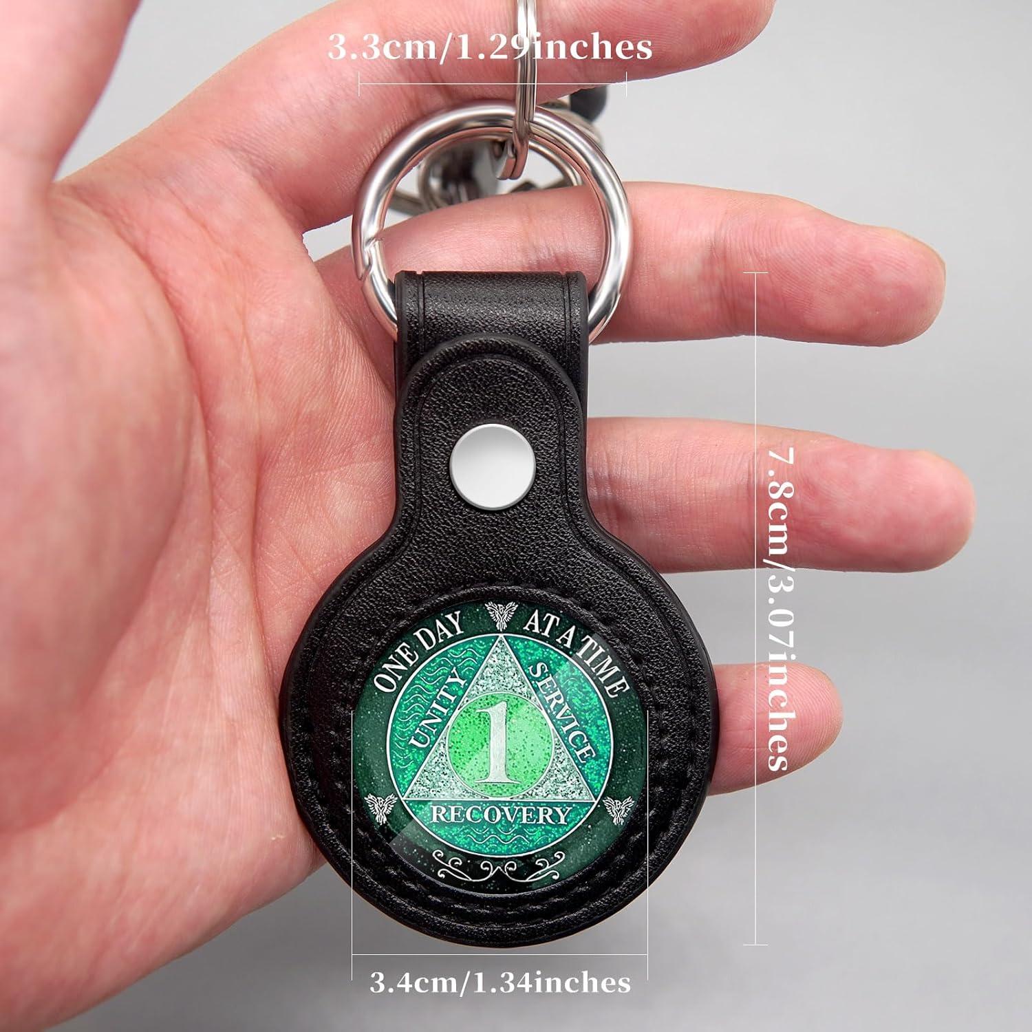 Llave de Monedas ForFine Doble Cara Cuero Premium 40 mm