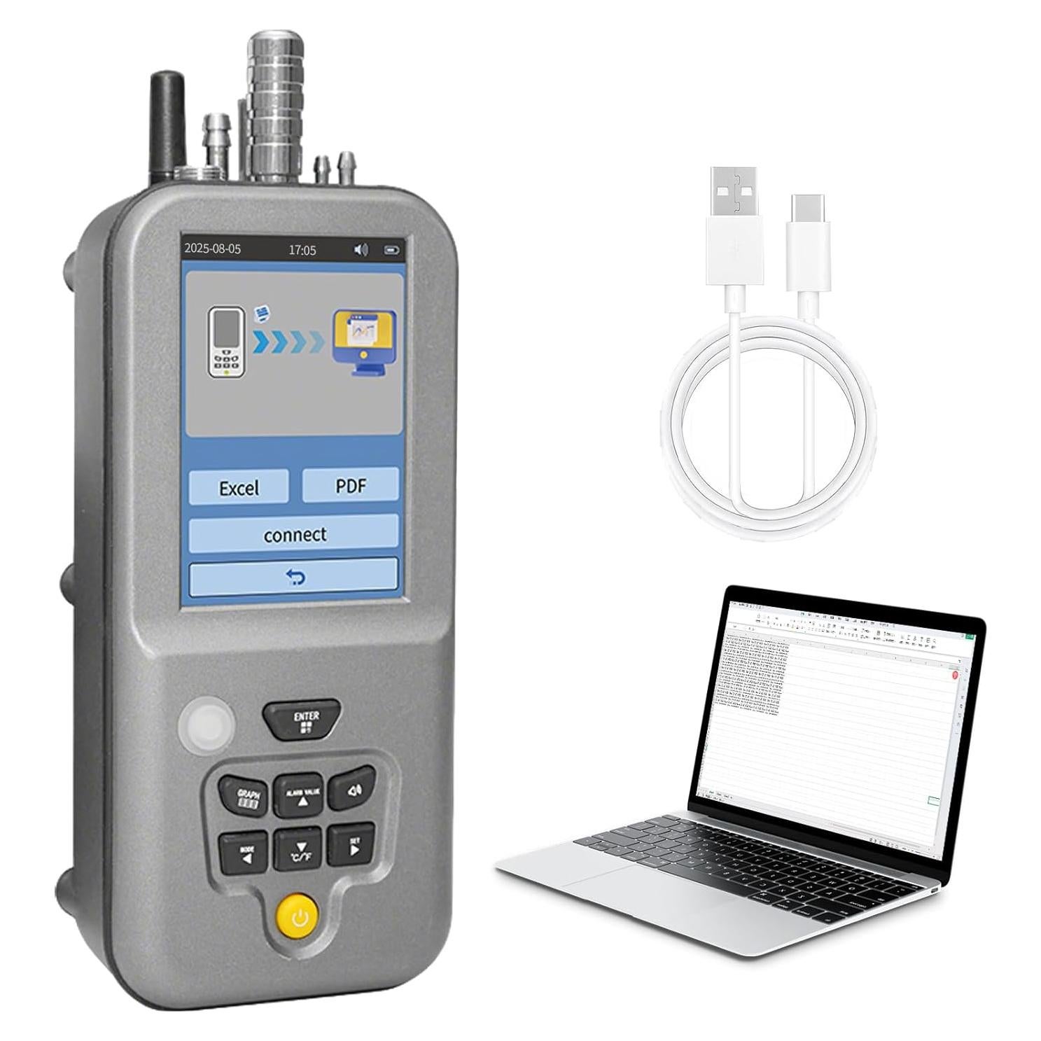 Contador de Partículas AOPUTTRIVER HZ011C, Monitoreo de Calidad del Aire
