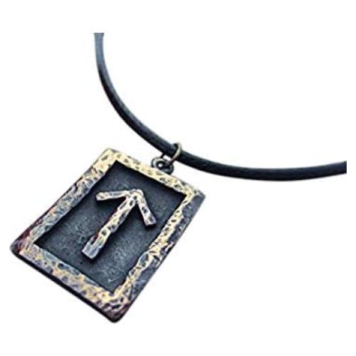 Colgantes de Runas Vikingas Futhark con Cuerda Ajustable