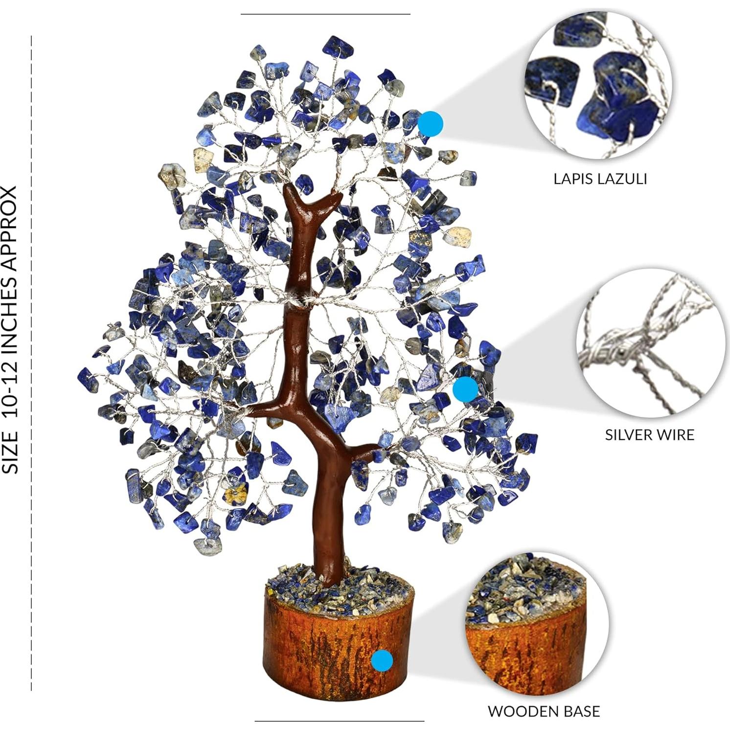 Árbol de Cristal Lapis Lazuli PYOR 25-30 cm Decoración