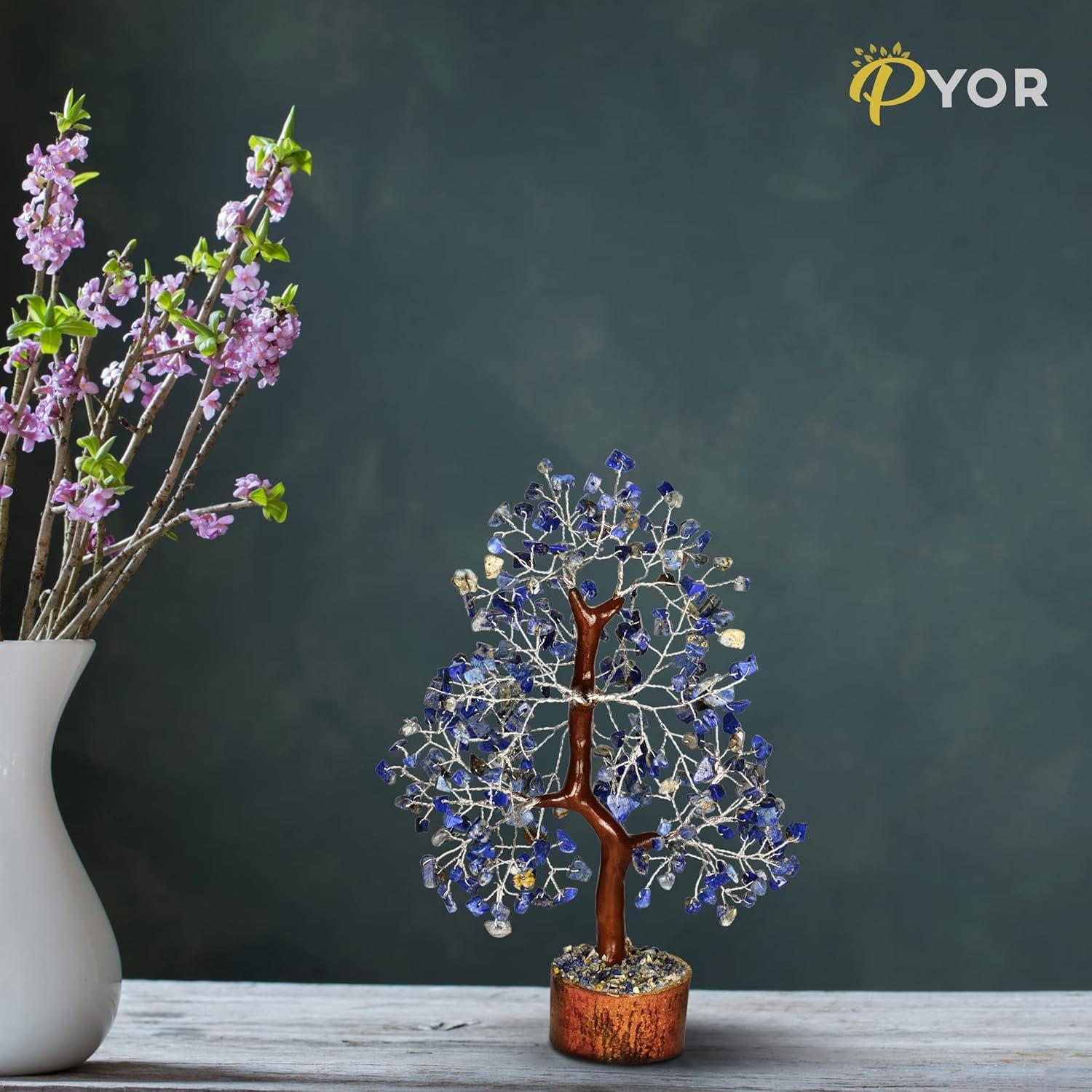 Árbol de Cristal Lapis Lazuli PYOR 25-30 cm Decoración
