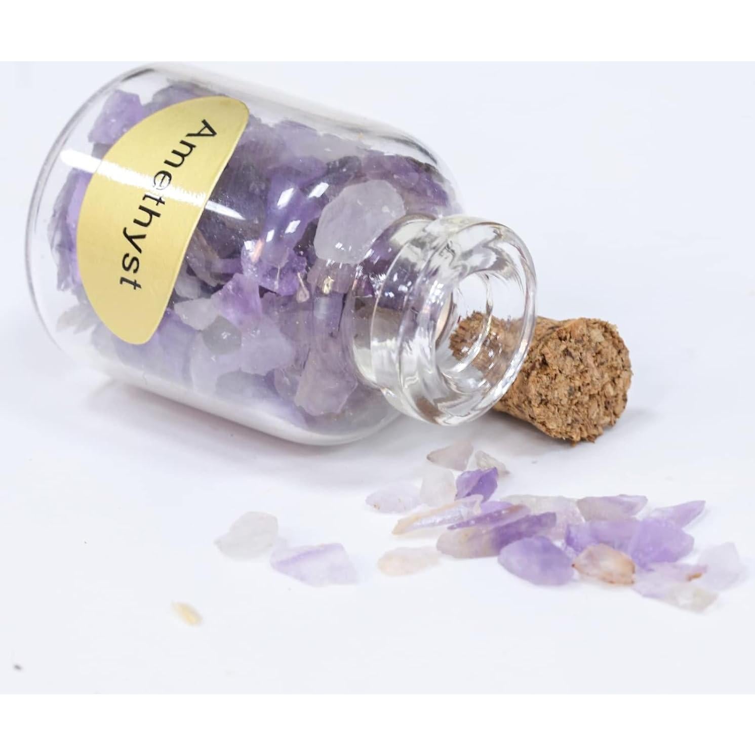 Set de 9 Mini Botellas de Cristales Curativos SUNYIK