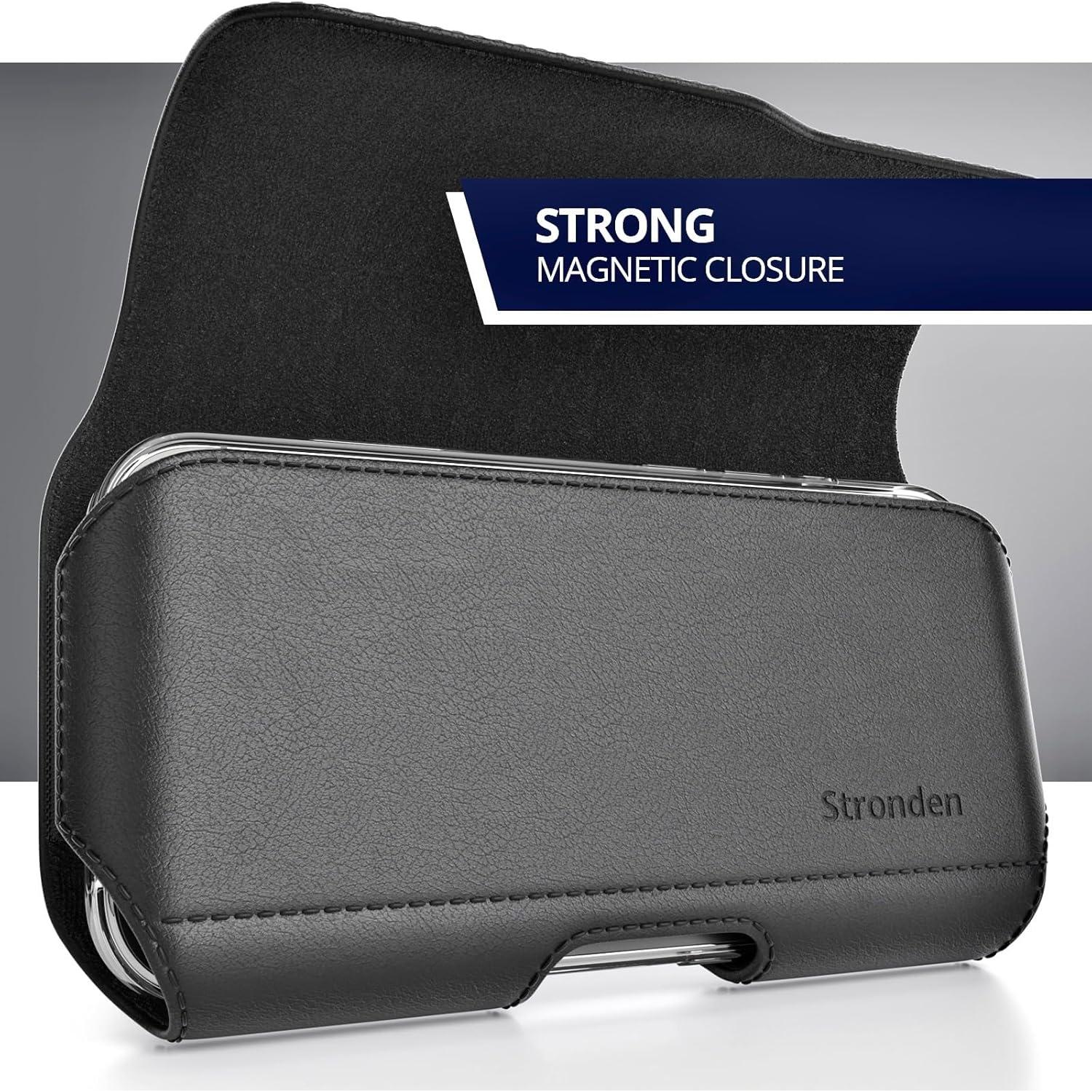 Funda de Cinturón Stronden para Samsung Galaxy S25/S24/S23/S22/S21/S20/S10/S9/S8 - Cierre Magnético y Clip