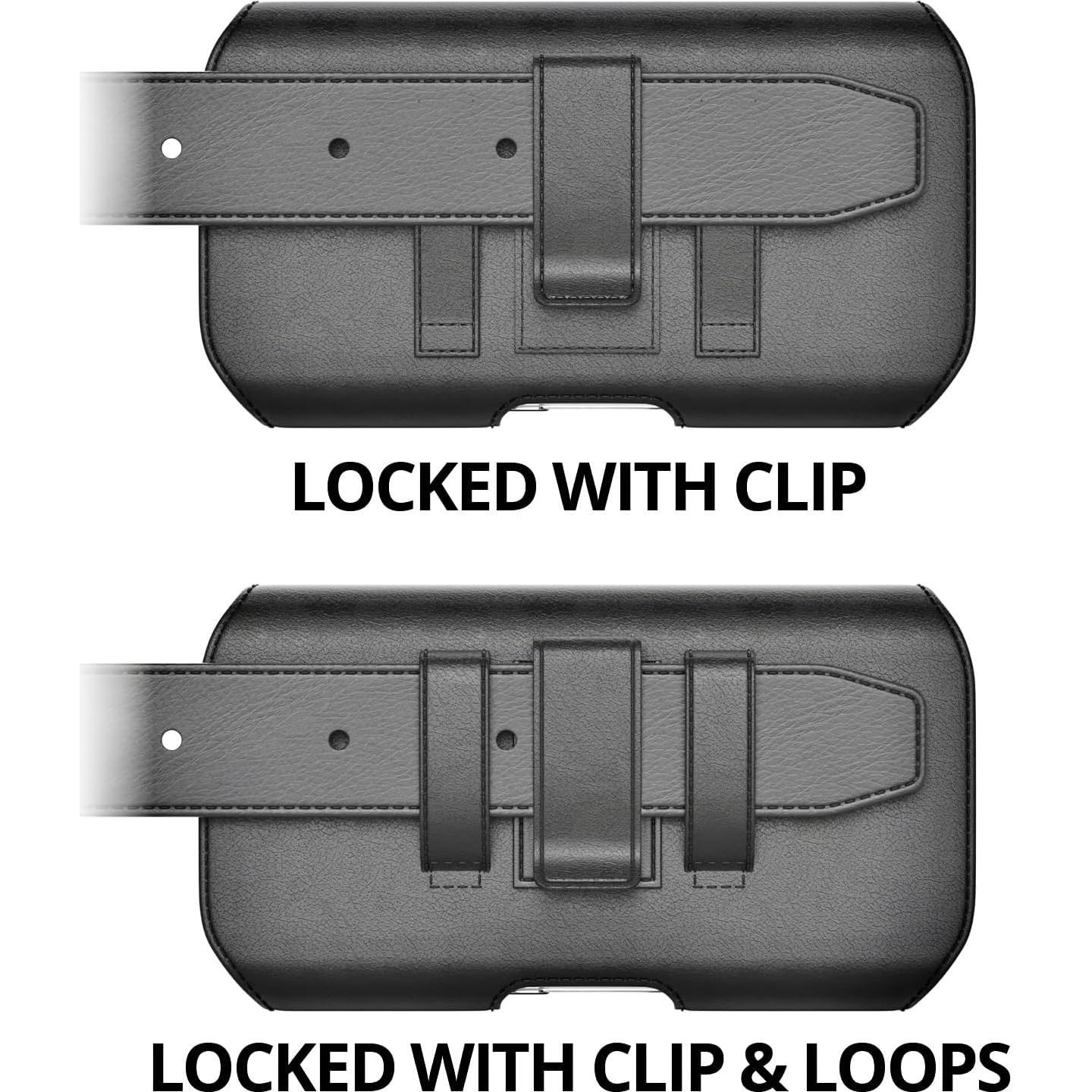 Funda de Cinturón Stronden para Samsung Galaxy S25/S24/S23/S22/S21/S20/S10/S9/S8 - Cierre Magnético y Clip