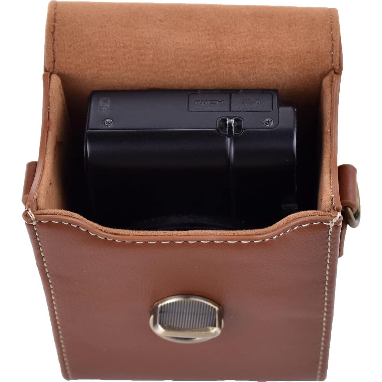 Funda de cámara Rieibi para Sony RX100 y Canon G7X - Marrón