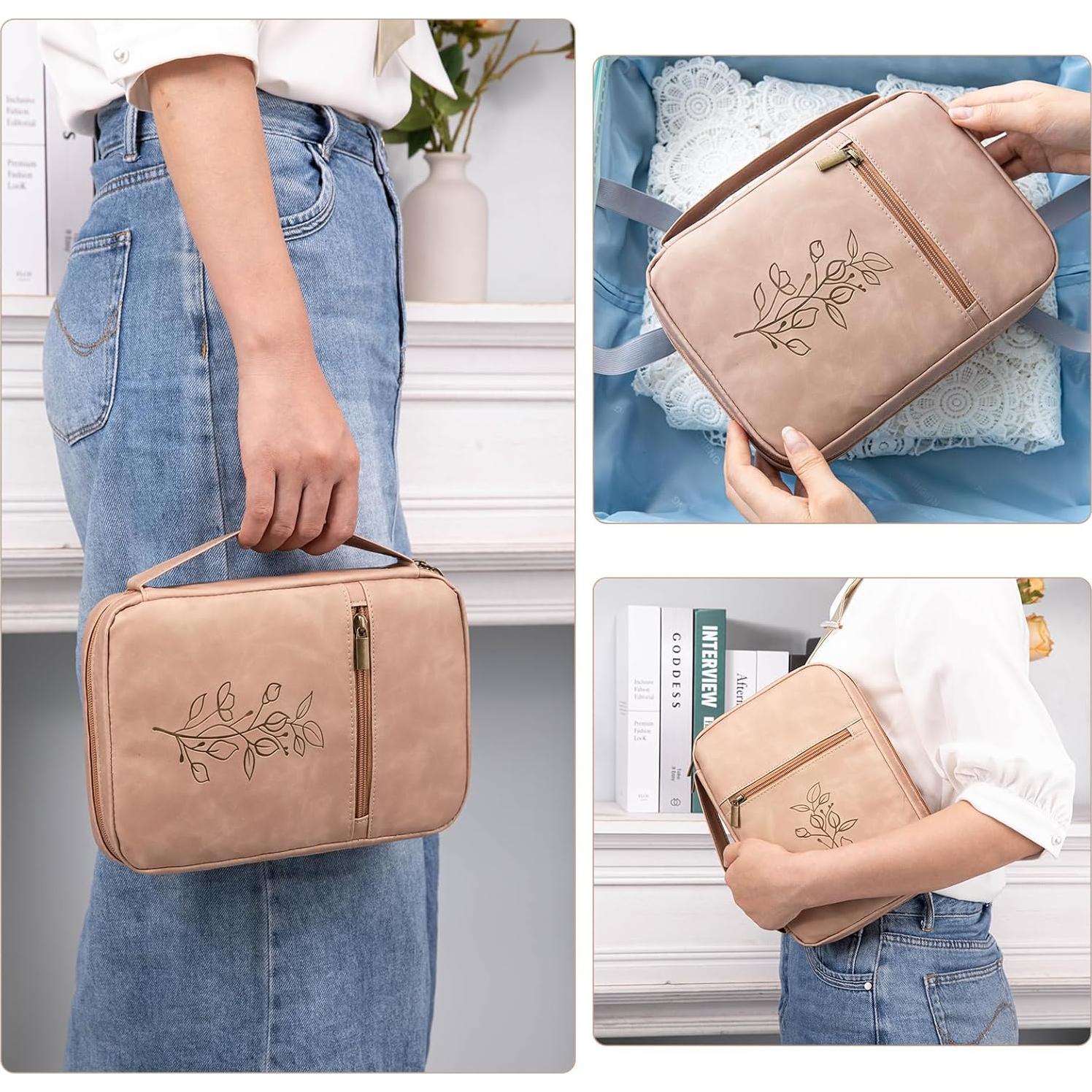 Funda de Biblia Aplufine de Cuero PU Marrón - Tamaños M y L