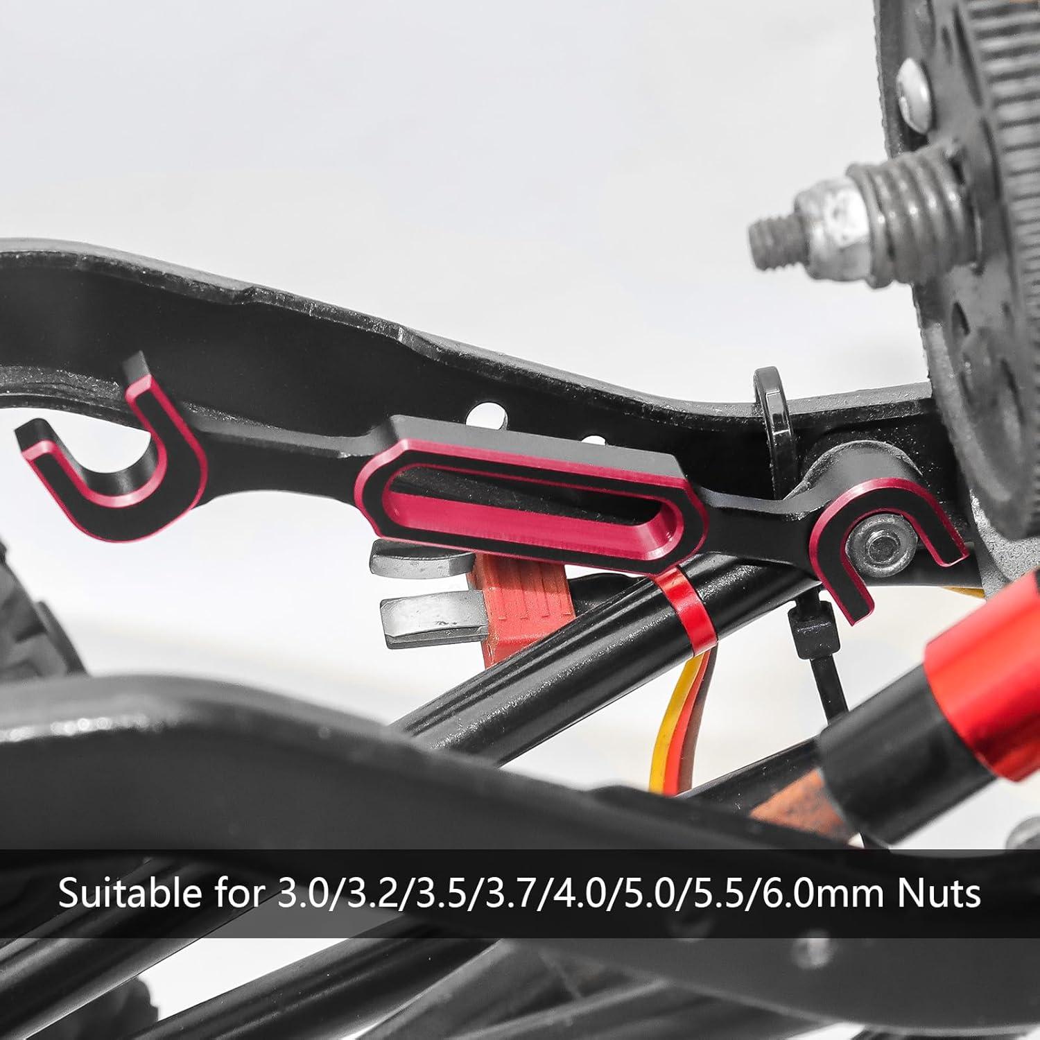 Juego de 4 Llaves RCenjoy 3.0-6.0mm para Coche y Barco RC