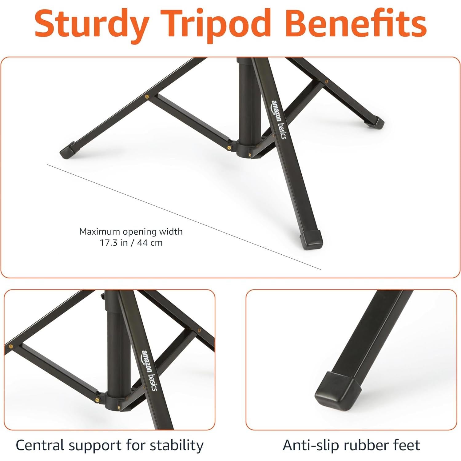 Trípode Extensible Amazon Basics 162 cm para Smartphones