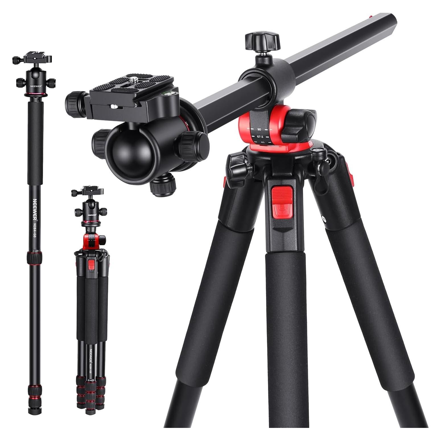 Trípode NEEWER de Aluminio 72" con Cabezal de Bola y Bolsa