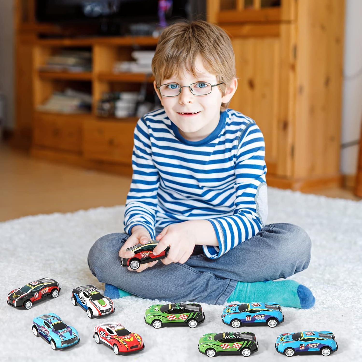 Paquete de 28 coches de retroceso Benzem 6.86 cm para niños