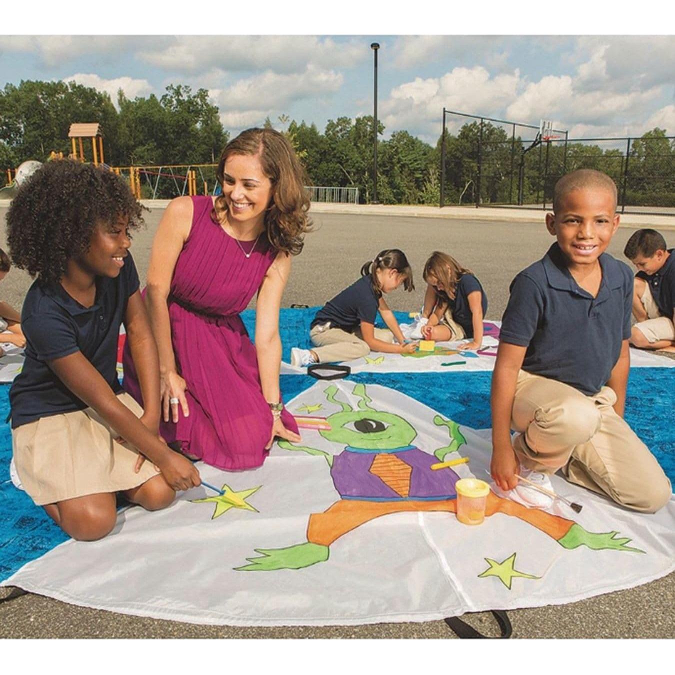 Paracaídas Color-Me S&S Worldwide 7.32m 20 asas para juegos