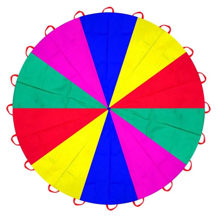 Paracaídas 4m AMYESE para Juegos de Fiesta al Aire Libre