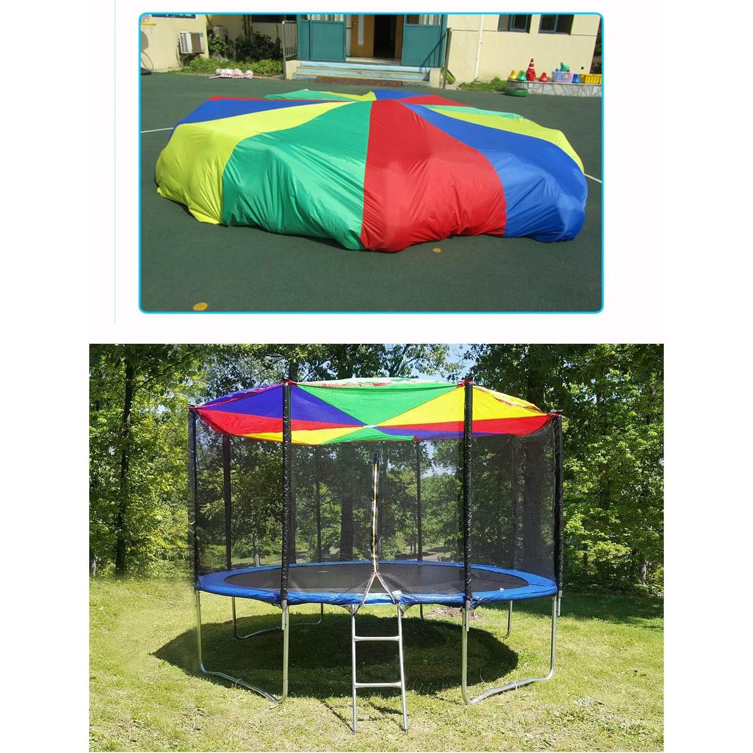 Paracaídas 4m AMYESE para Juegos de Fiesta al Aire Libre