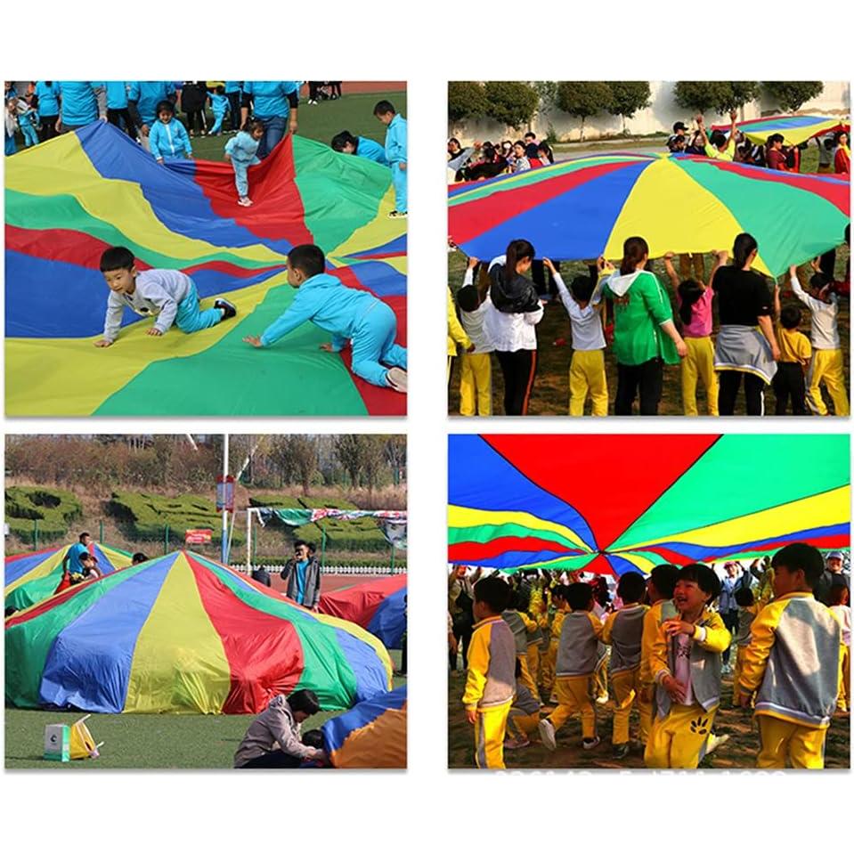 Paracaídas 4m AMYESE para Juegos de Fiesta al Aire Libre