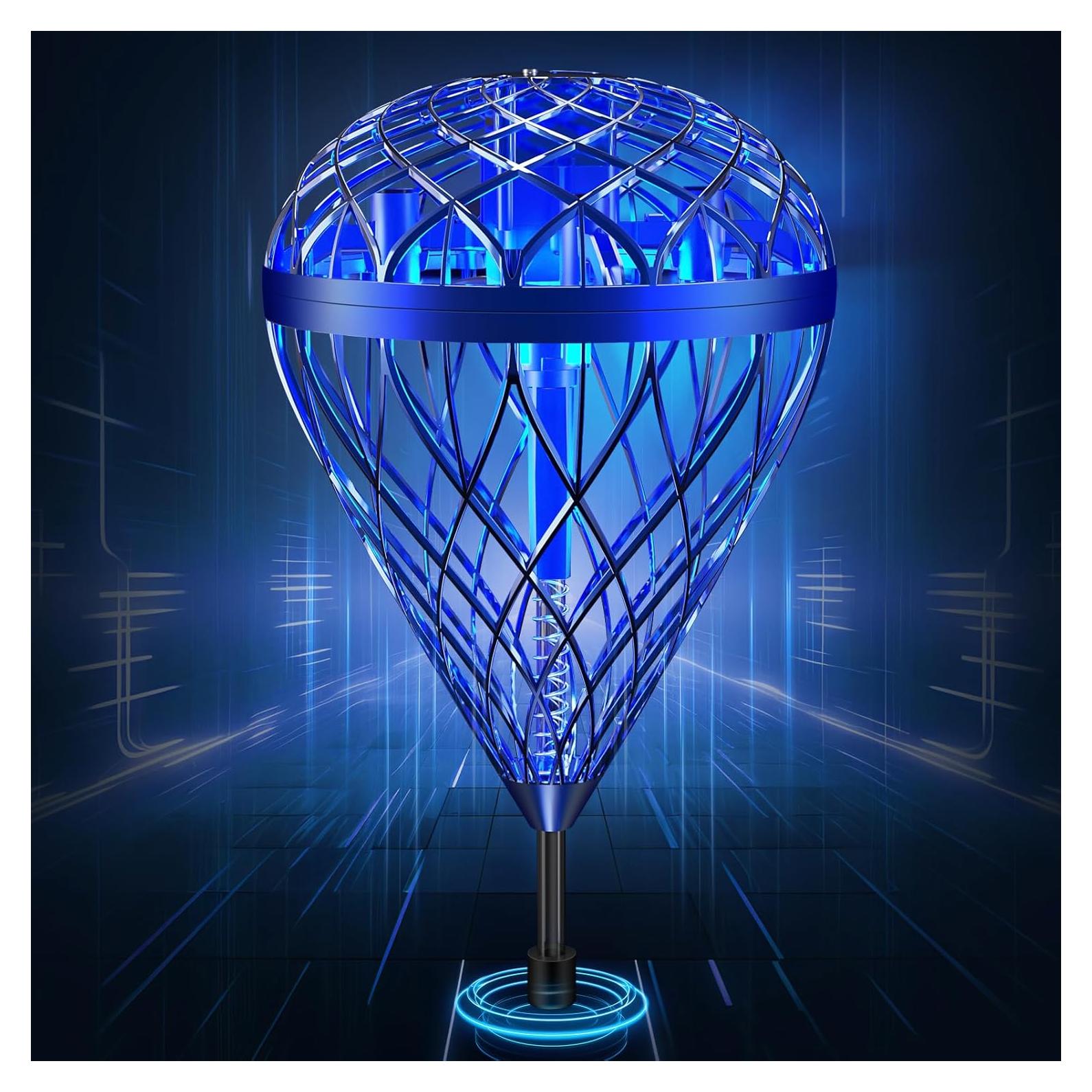 Pelota Saltarina Voladora LEMATRIX Azul - Juguete Interactivo 6-12 Años