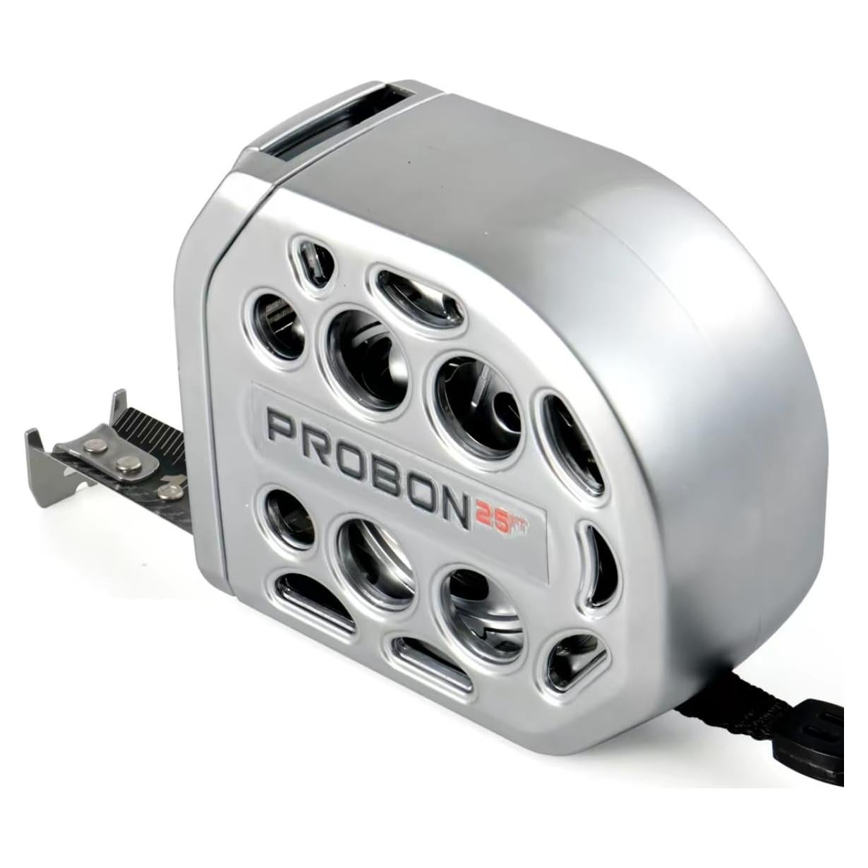 Cinta Métrica Magnética PROBON 7.62m Acero Inoxidable Autocierre