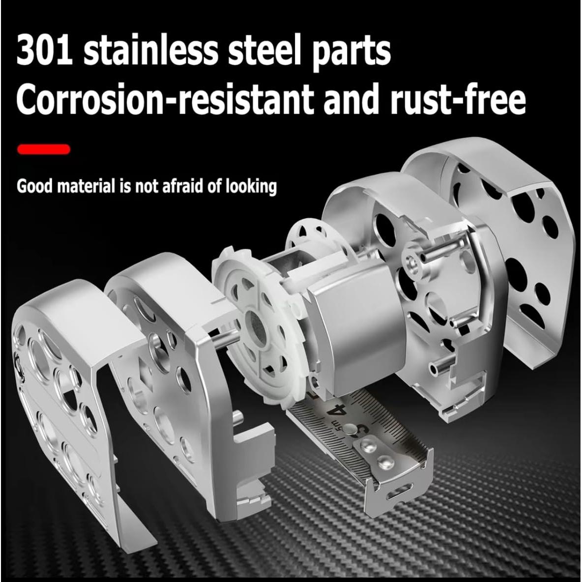 Cinta Métrica Magnética PROBON 7.62m Acero Inoxidable Autocierre