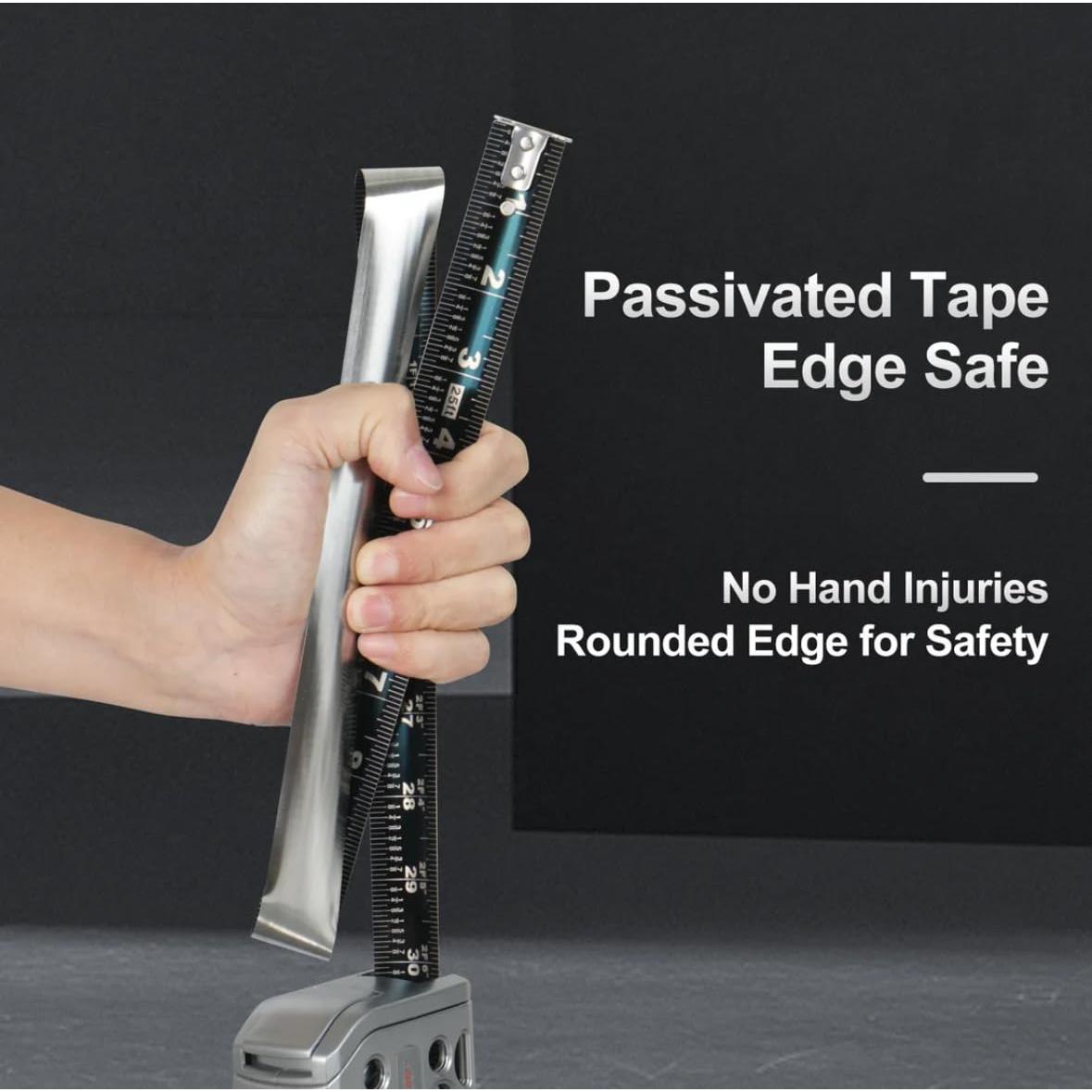 Cinta Métrica Magnética PROBON 7.62m Acero Inoxidable Autocierre