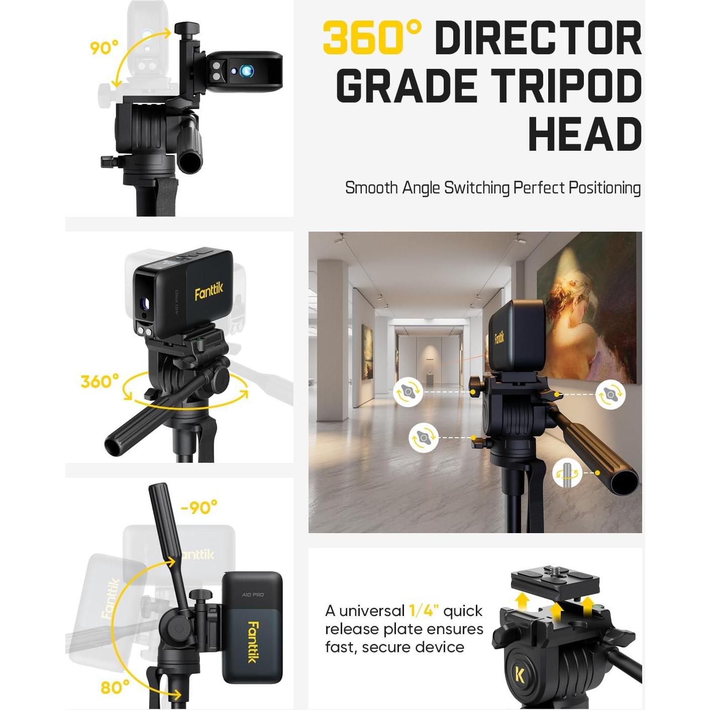 Medidor de Cinta Láser Digital 3-en-1 Fanttik A10 Apex