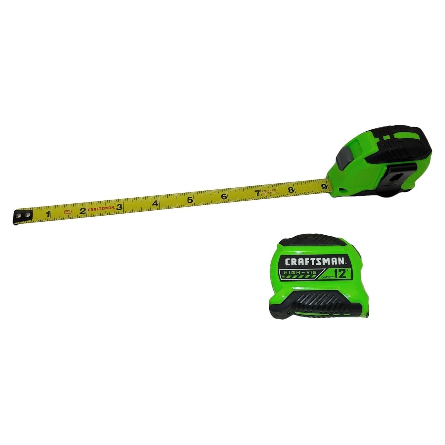 Cinta Métrica Craftsman 3.66m Alta Visibilidad Compacta