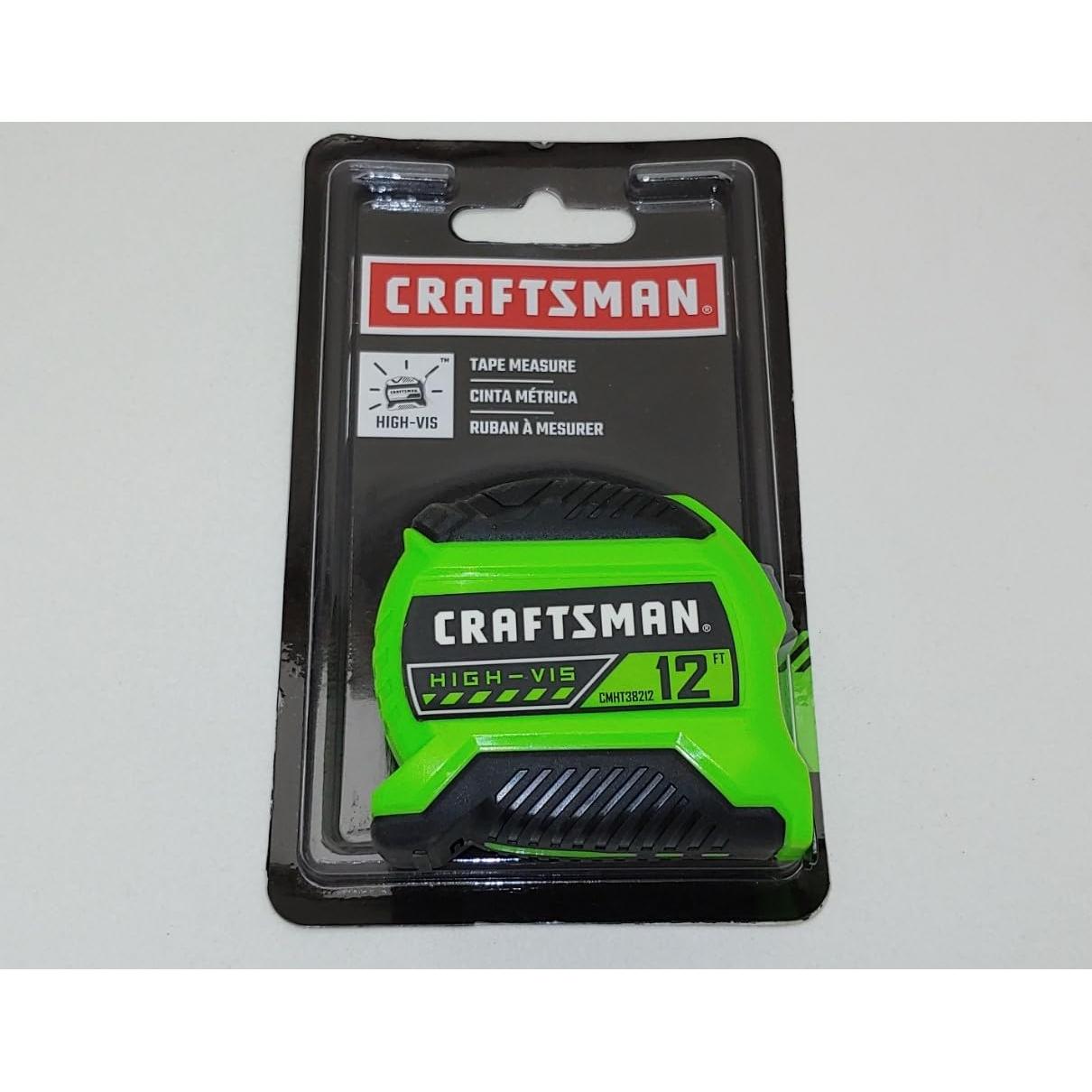 Cinta Métrica Craftsman 3.66m Alta Visibilidad Compacta