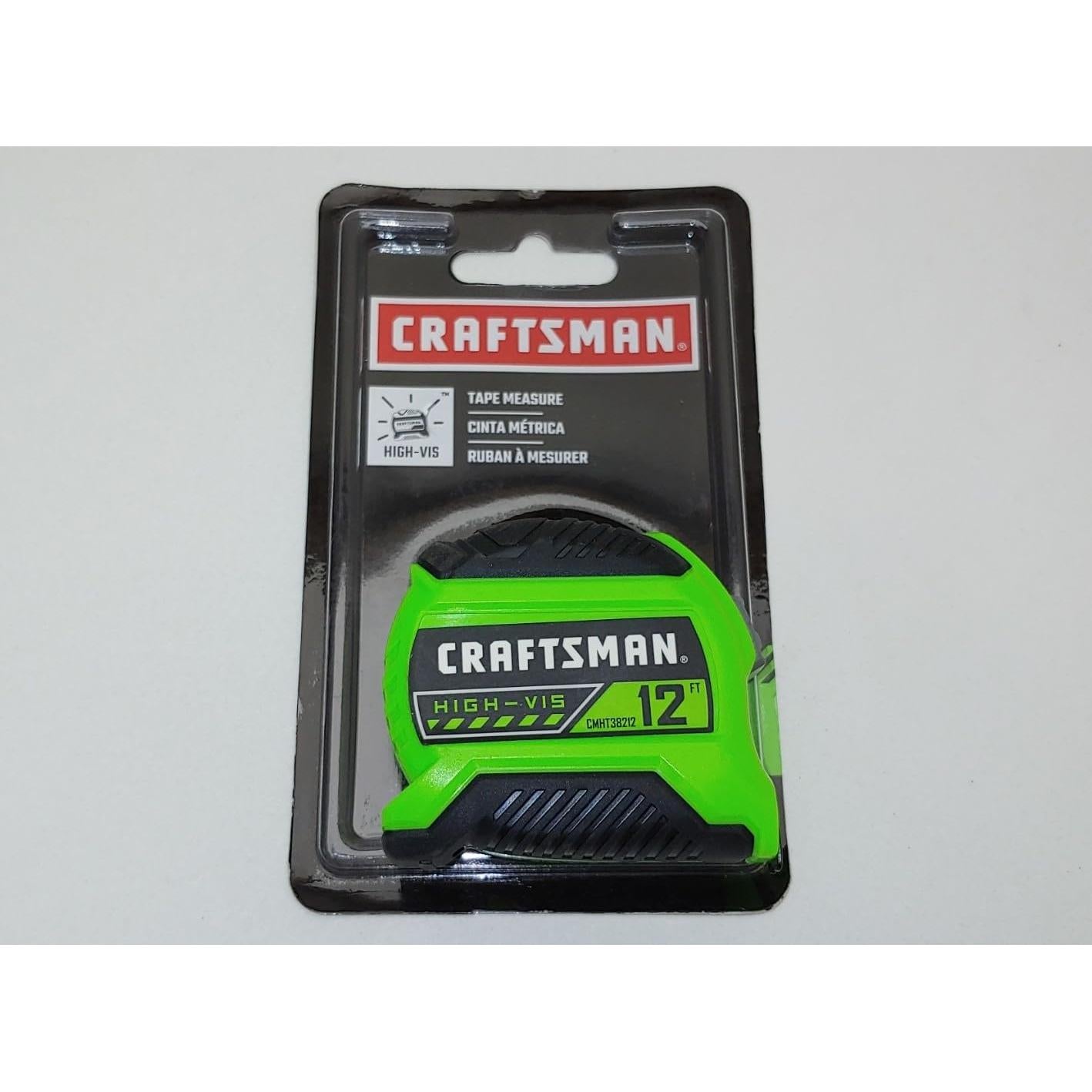 Cinta Métrica Craftsman 3.66m Alta Visibilidad Compacta
