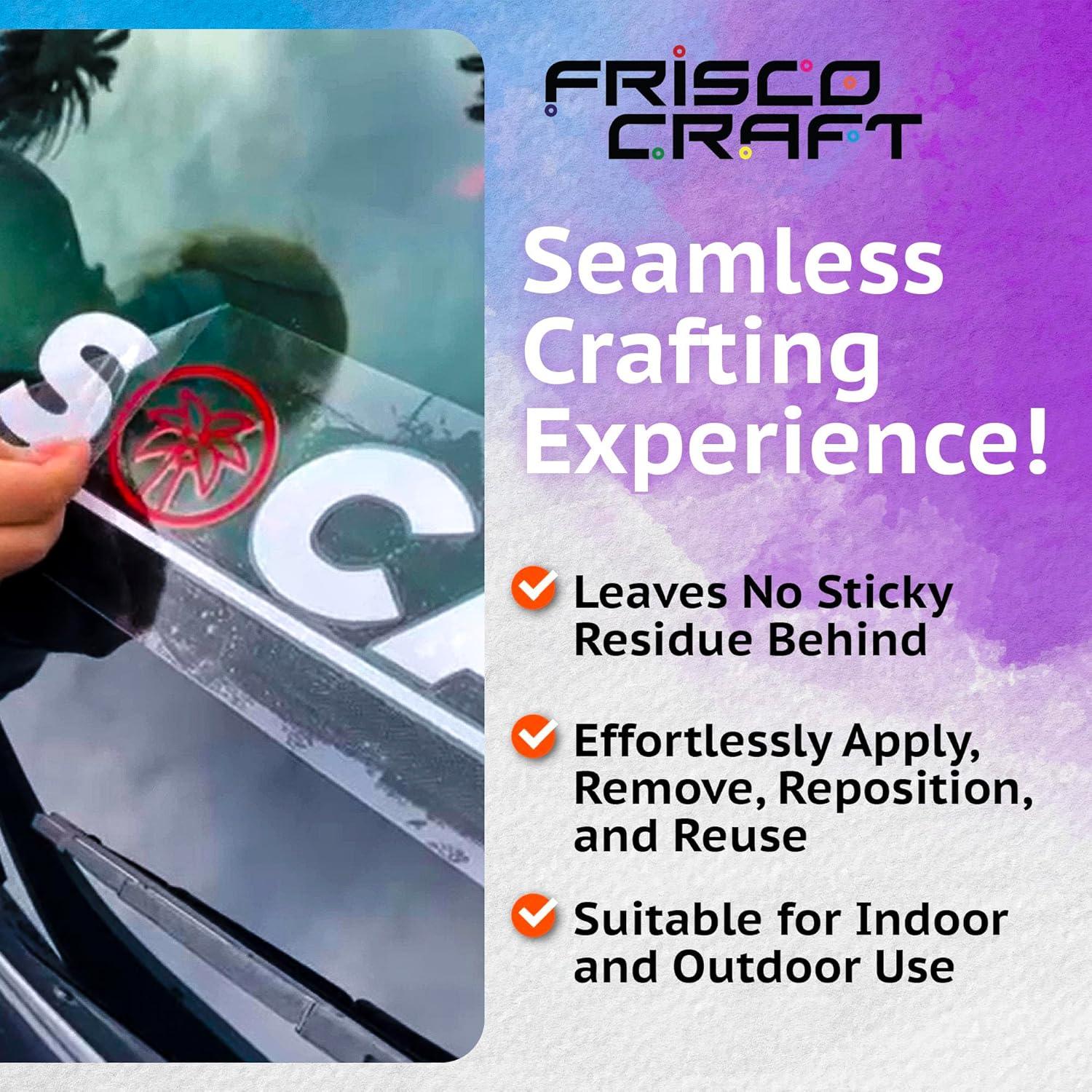 Cinta de Transferencia de Vinilo Frisco Craft 30.48 cm x 15.24 m