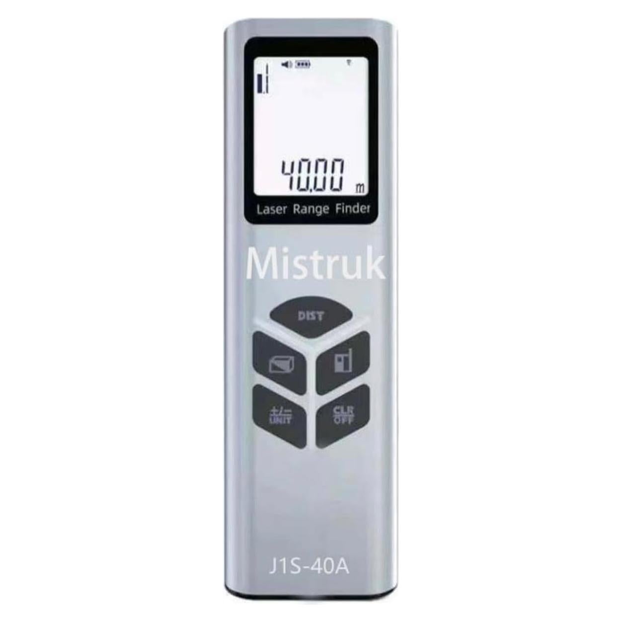 Medidor de Distancia Láser Mistruk J1S-40A 40m con Nivel