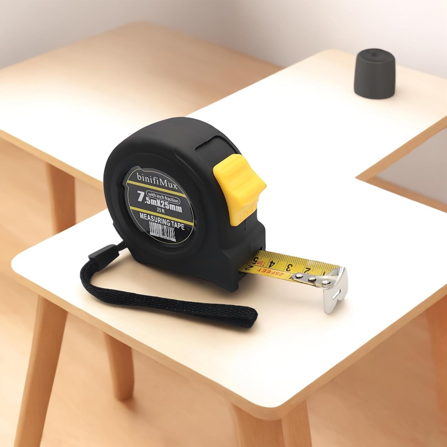 Cinta Métrica 7.5M binifiMux con Fracciones para Construcción