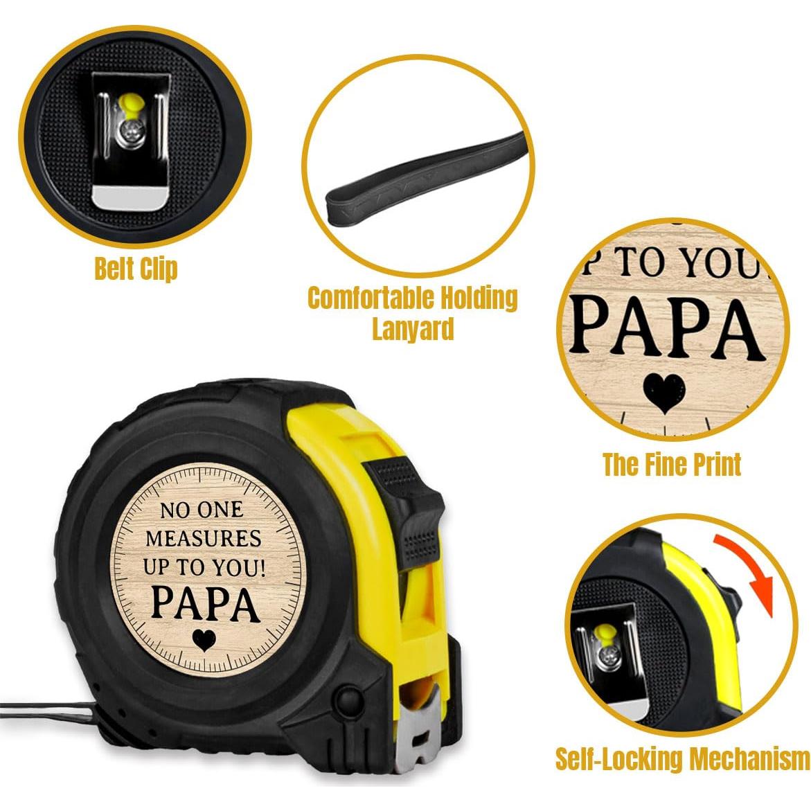 Cinta Métrica PXKX 6.9cm x 0.3cm para Papá y Abuelo