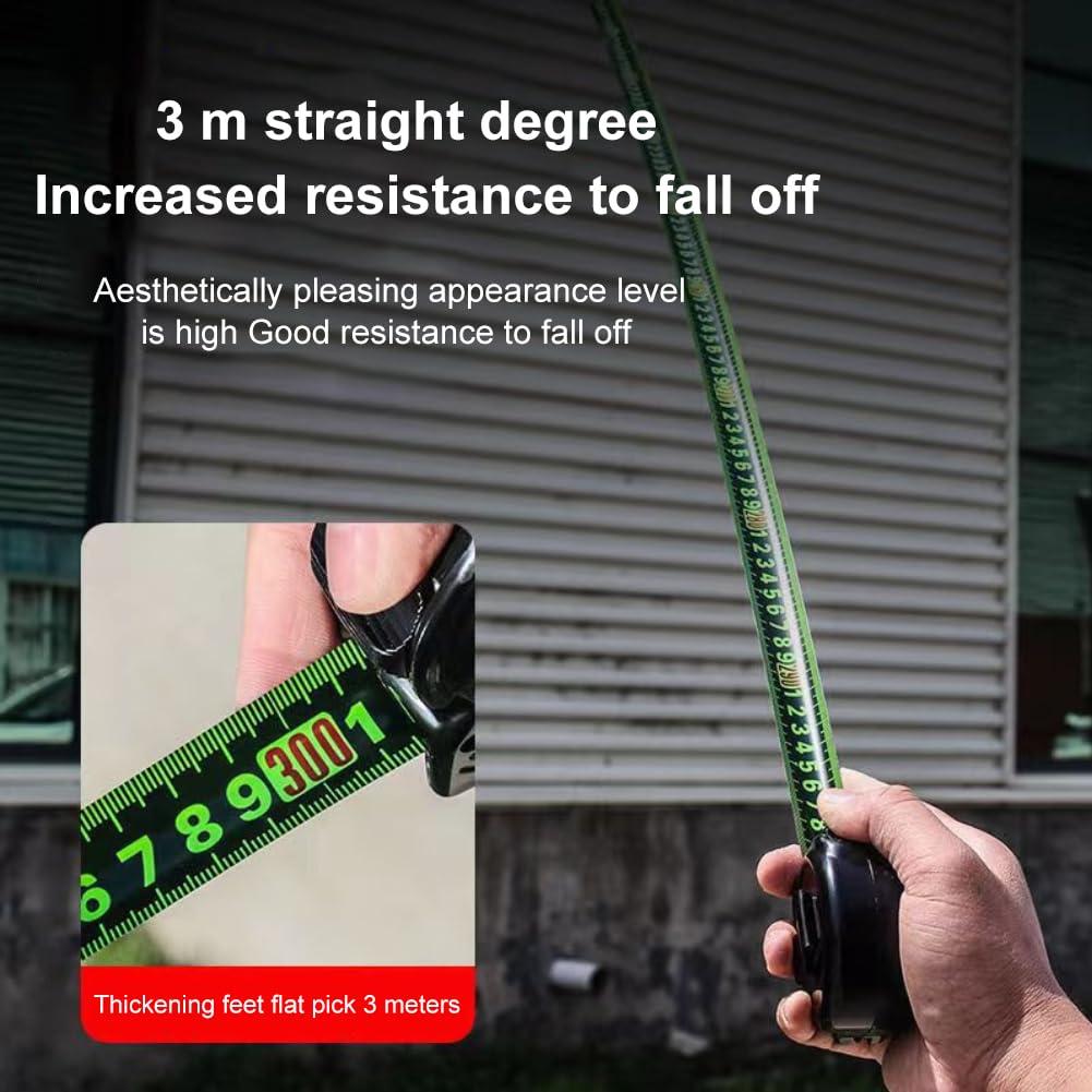 Cinta Métrica Fluorescente Xiaokeis 7.5m Auto-Bloqueo Negra