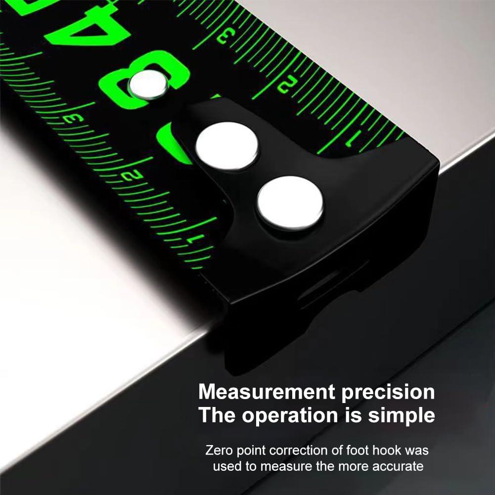 Cinta Métrica Fluorescente Xiaokeis 7.5m Auto-Bloqueo Negra