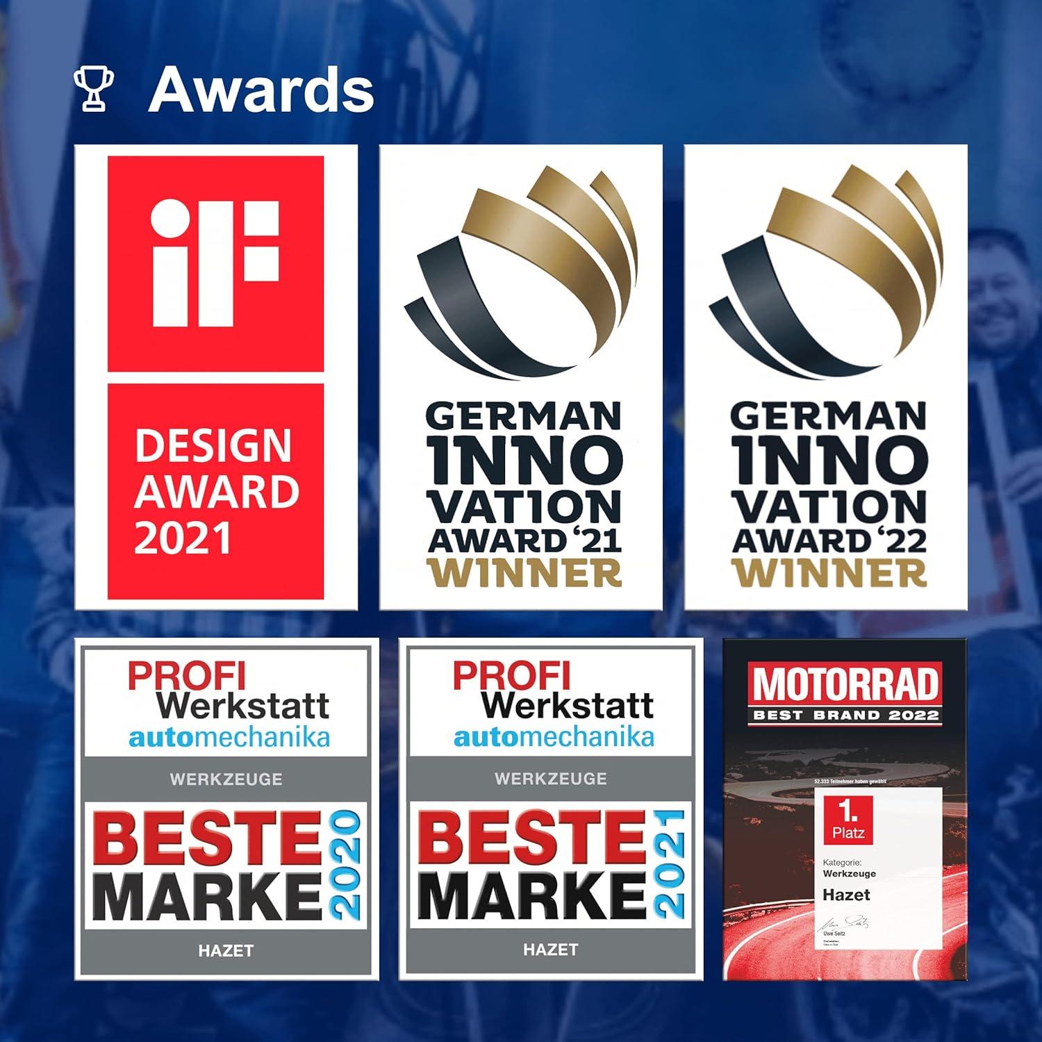 Cinta Métrica HAZET 2154N-5, 5 metros, Resistente y Precisa