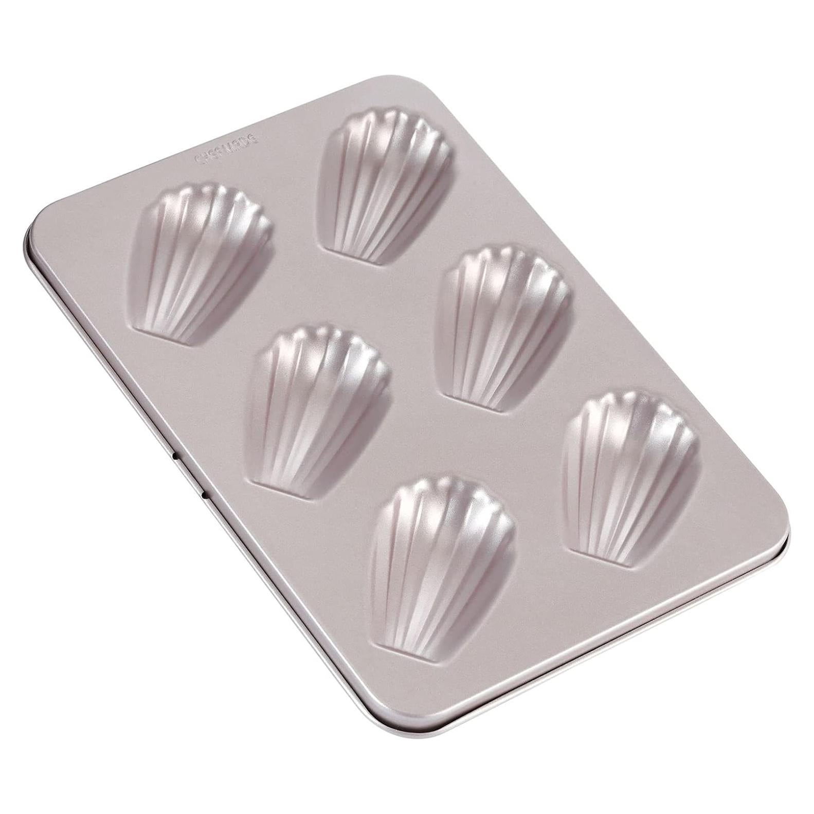 Molde para Pastel Madeleine CHEFMADE 6 Cavidades Antiadherente
