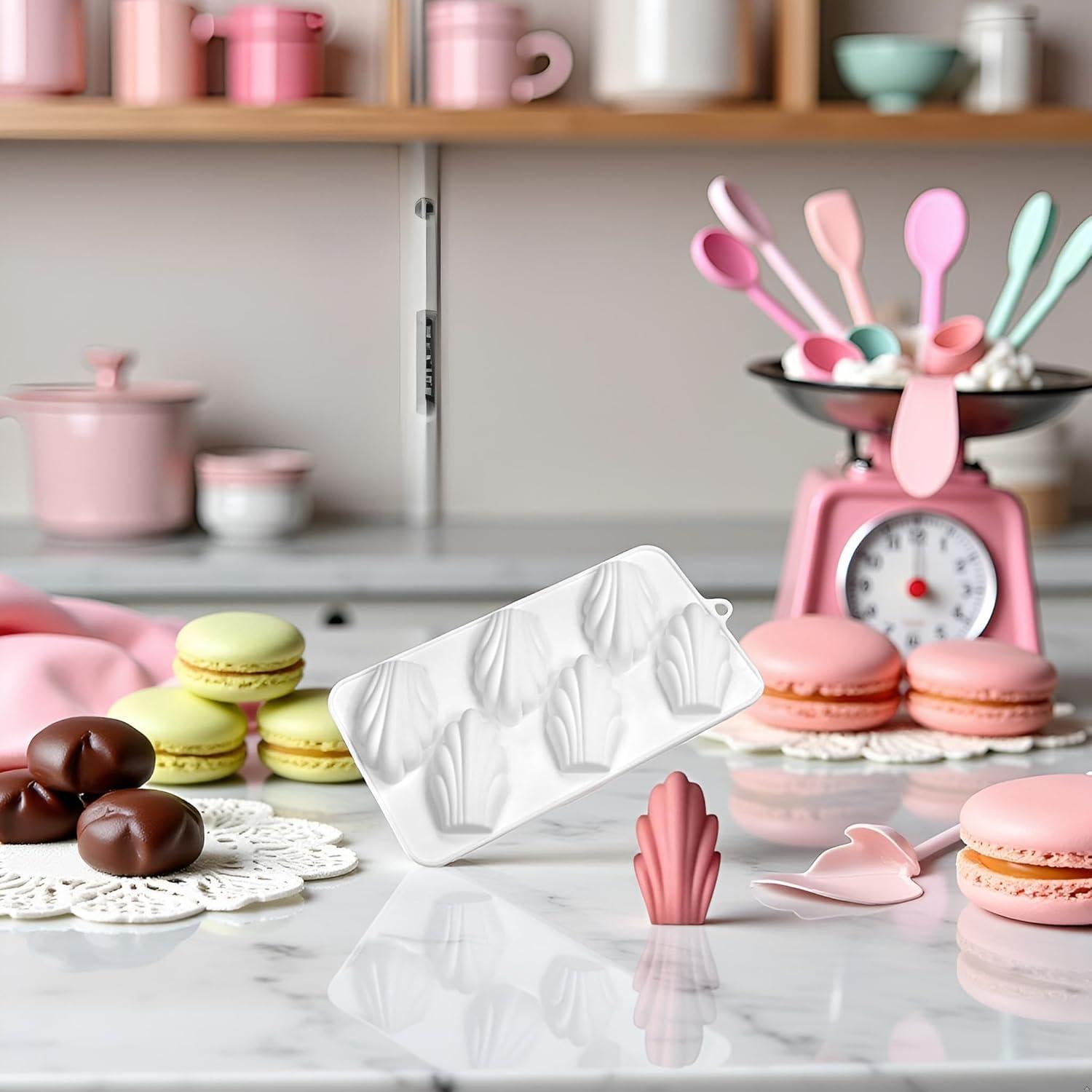 Molde de Silicona Savarin Blanco Jowxsx para Pasteles y Postres