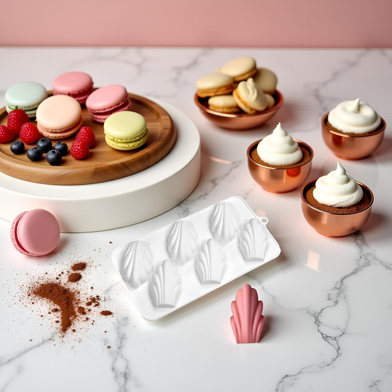 Molde de Silicona Savarin Blanco Jowxsx para Pasteles y Postres