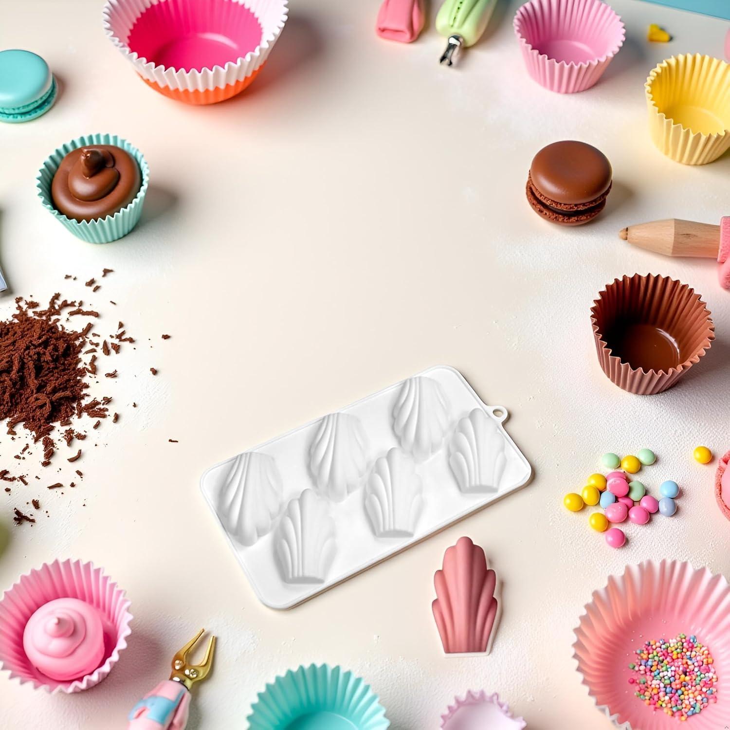 Molde de Silicona Savarin Blanco Jowxsx para Pasteles y Postres