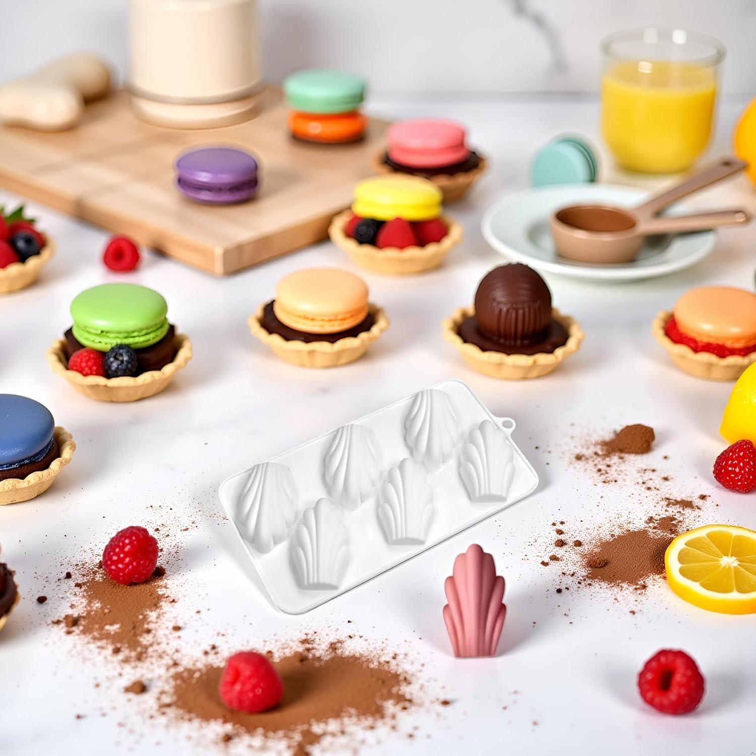 Molde de Silicona Savarin Blanco Jowxsx para Pasteles y Postres