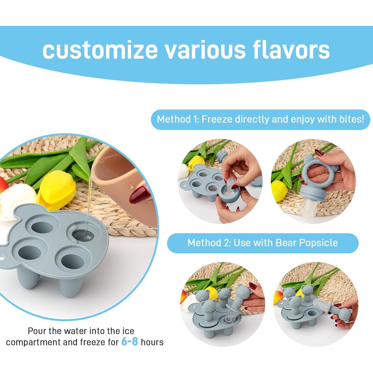 Juego de Moldes de Silicona para Paletas LittlesJoy 4.3x2"