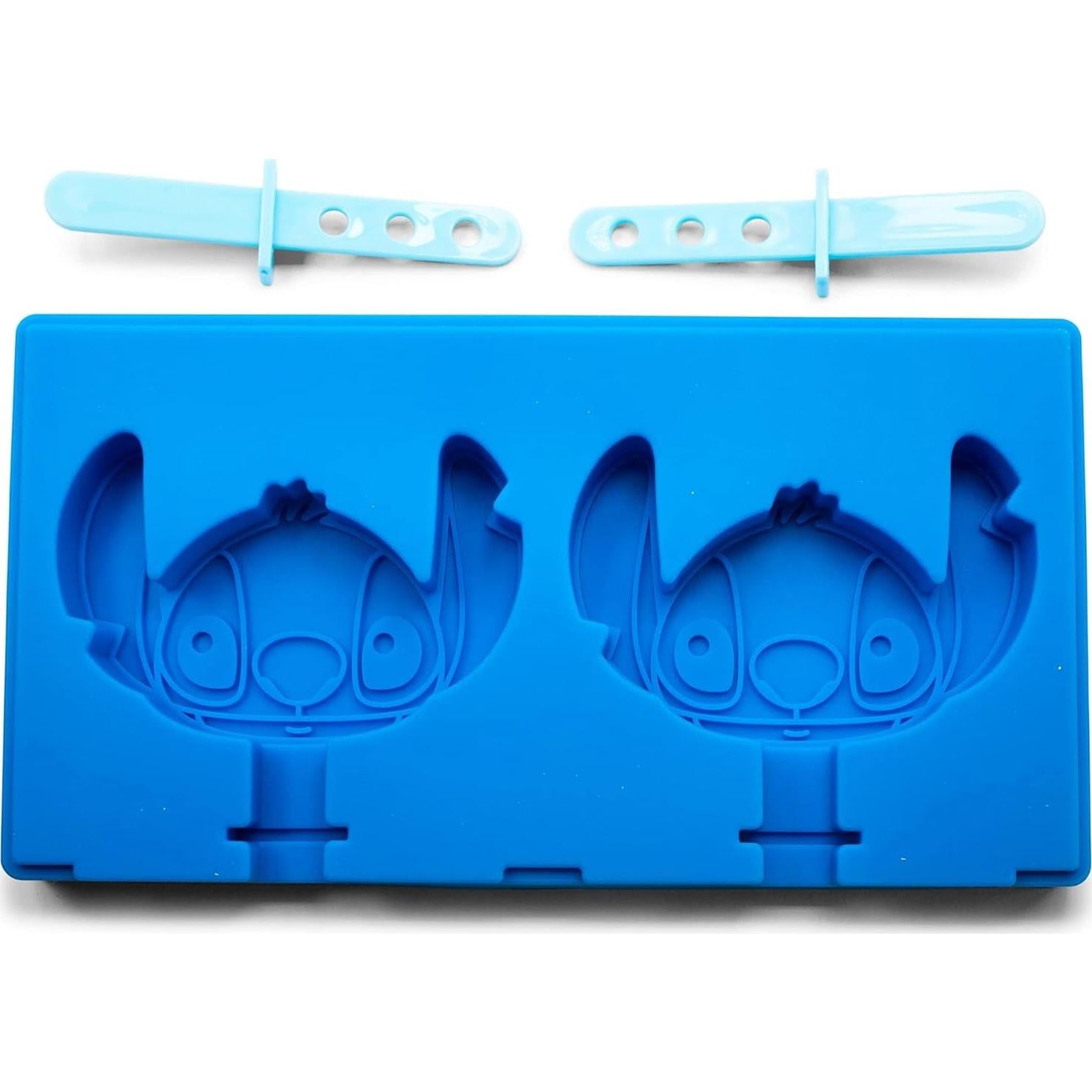 Molde de Paletas de Hielo Disney Lilo & Stitch Azul 2 Piezas