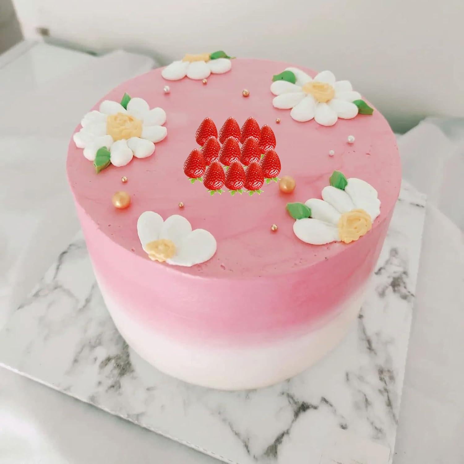 Moldes de Silicona 3D de Fresa YWZBOMOLDRM - 5 Pcs